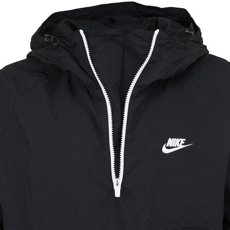 nike windjacke herren schwarz weiß|Herren Schwarz Windbreakers (12) .